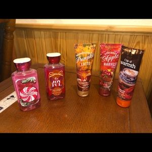 Bath and body works body wash cream apple pumpkin